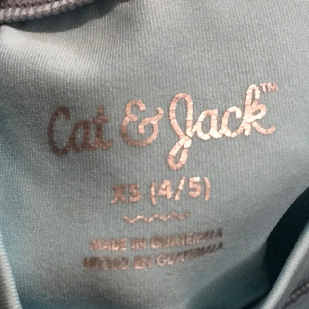 Cat & jack blue & Gray swimming shirt rashguard